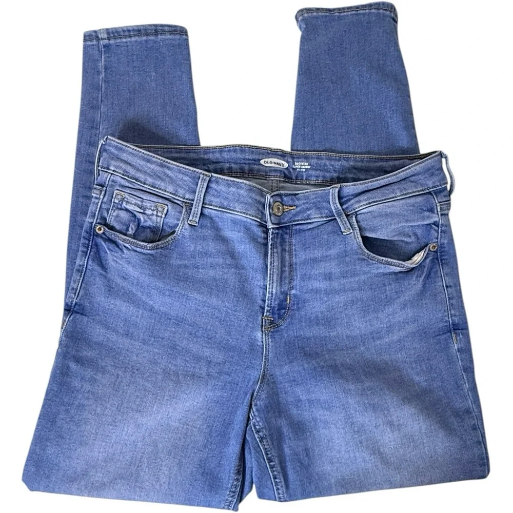 Old Navy Rockstar‎ Super Skinny Womens Size 12  Mid-Rise Jeans